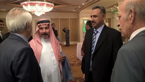  هیأتی از حزب دمکرات در مراسم روز استقلال عربستان سعودی شرکت نمود